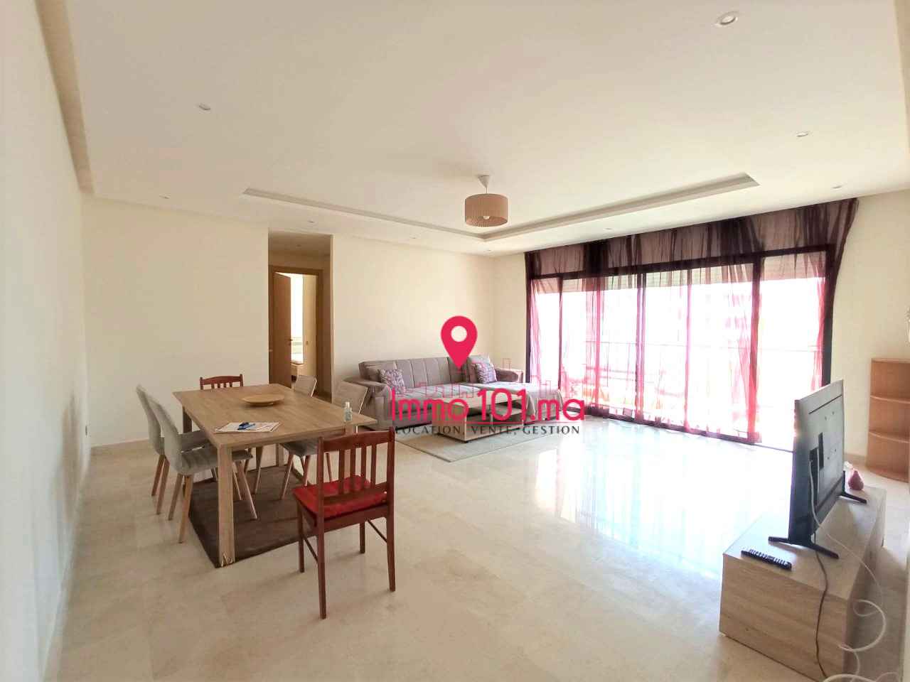 Location appartement meublé à Hay Riad - Prestigia ZLLAV1661